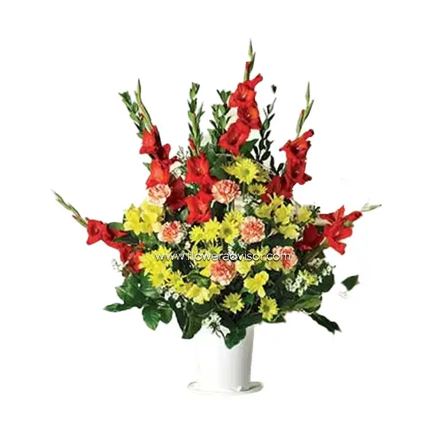 Memorable Vibrant Arrangement - Condolence