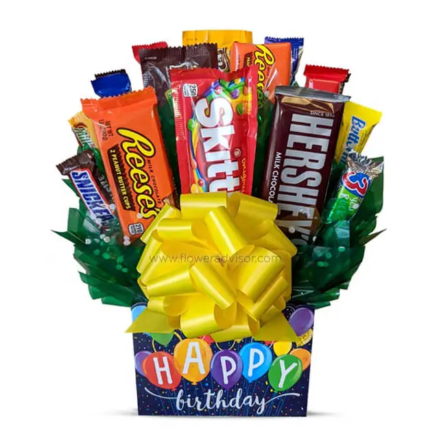 Happy Birthday Candy Bouquet