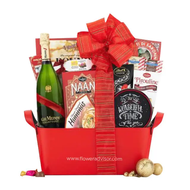 Mumm Cordon Rouge Champagne Gift Basket