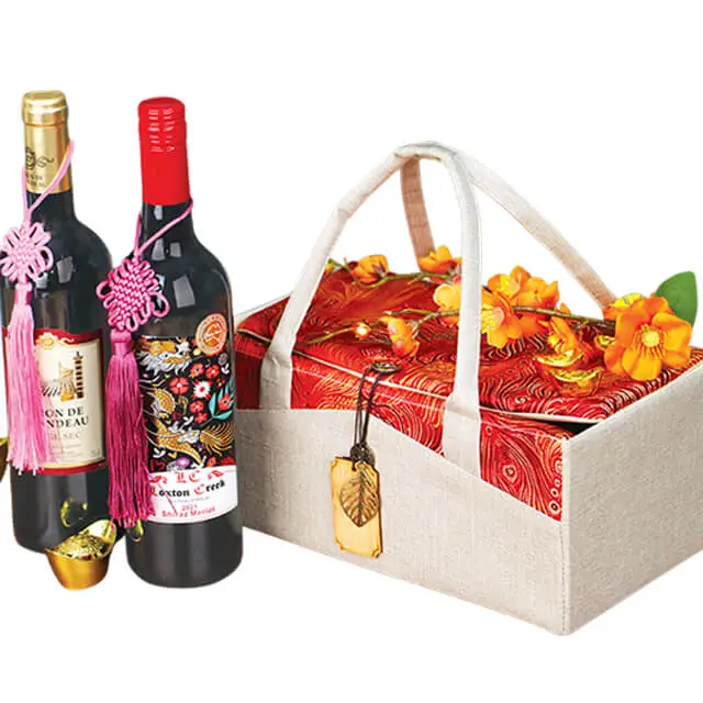 Elegant Duo Wine Gift Set - CNY Hamper 2025
